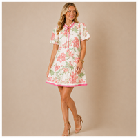 Camellia Crest Dress