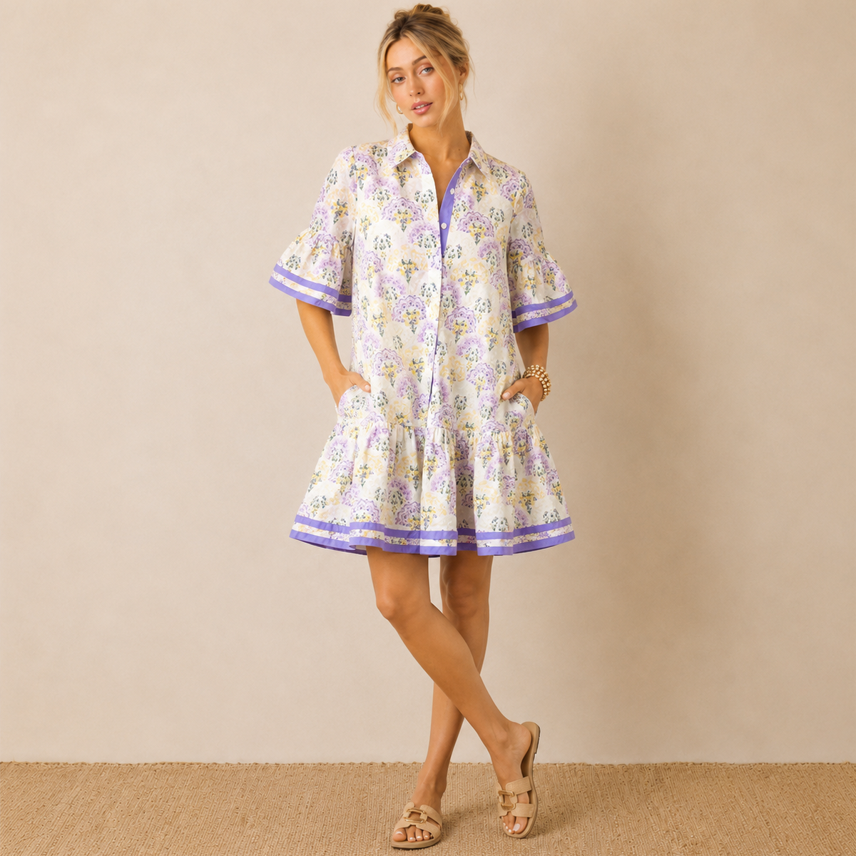 Wisteria Vale Day Dress