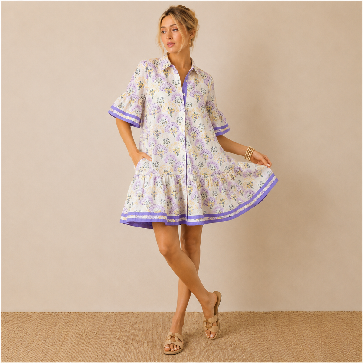 Wisteria Vale Day Dress