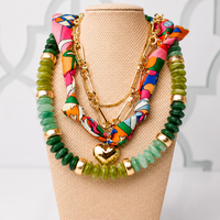 Sunkissed Society Scarf Necklace