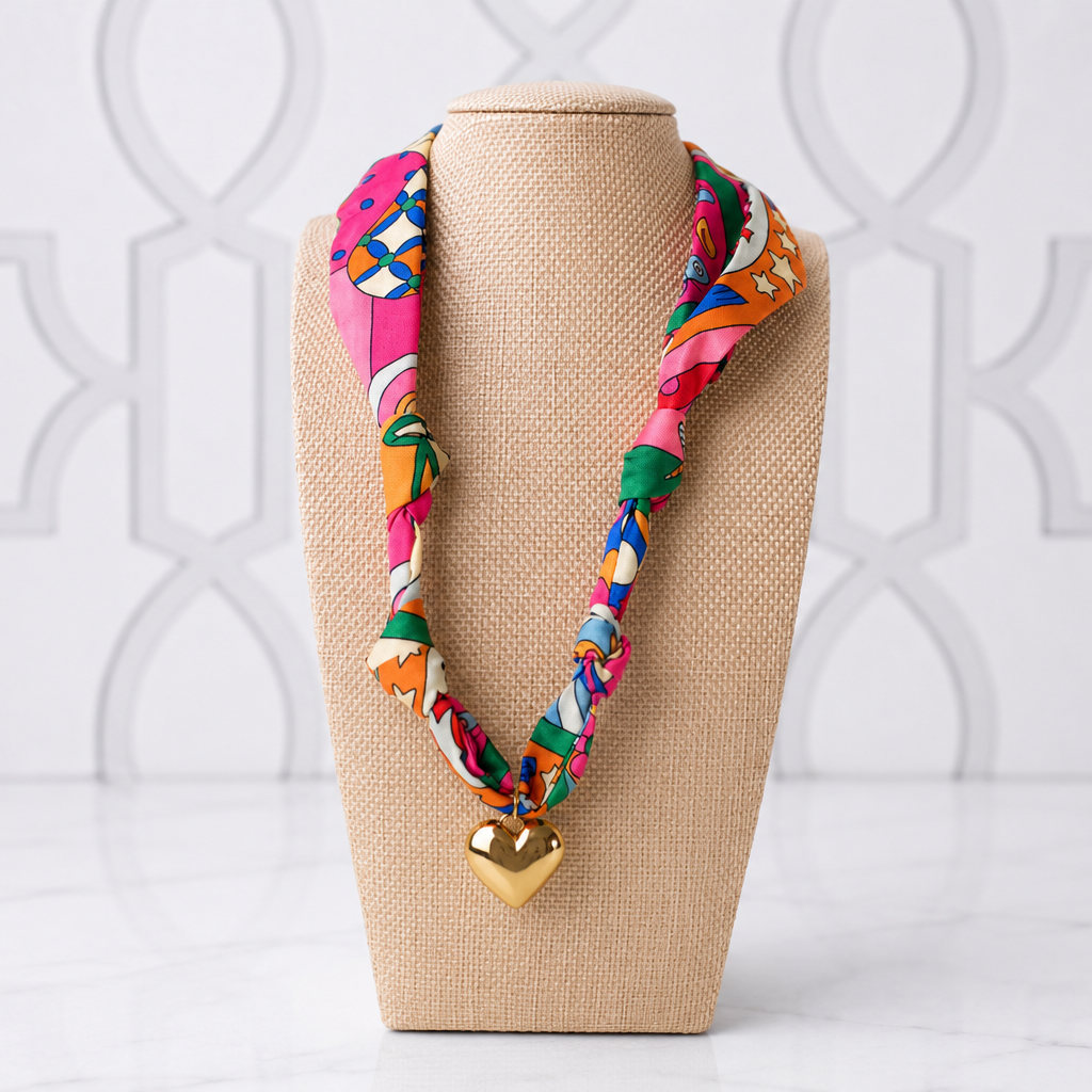 Sunkissed Society Scarf Necklace
