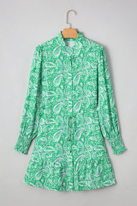 Green Paisley Dress