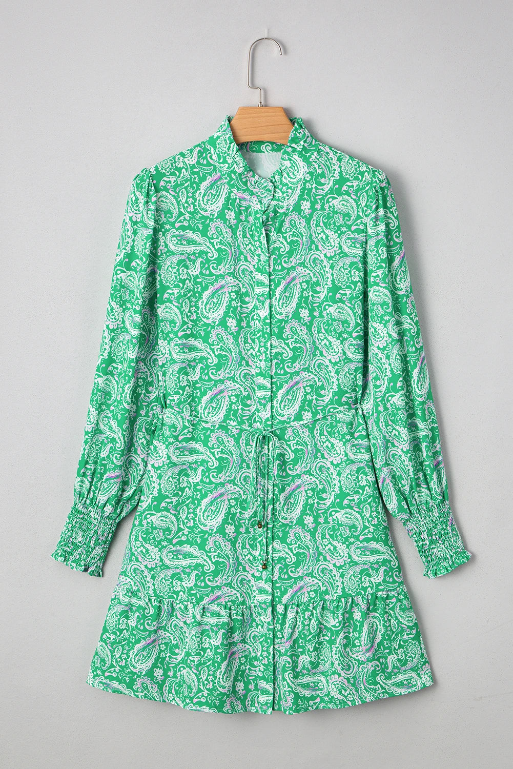 Green Paisley Dress