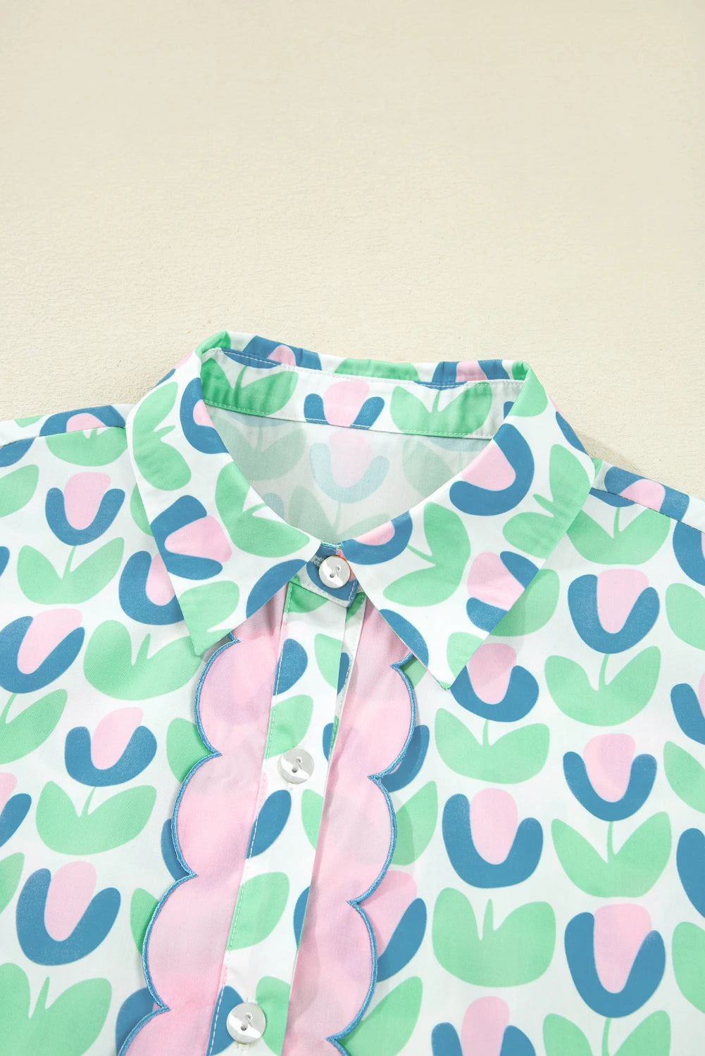 Green and Pink Dress