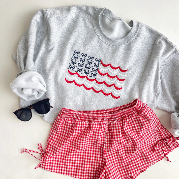 Classic Americana Flag Sweatshirt