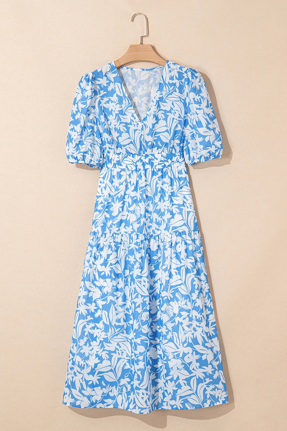 Blue Floral Maxi